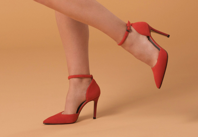 Comfortable Red Heels Bold Style with All-Day Comfort – Antonia