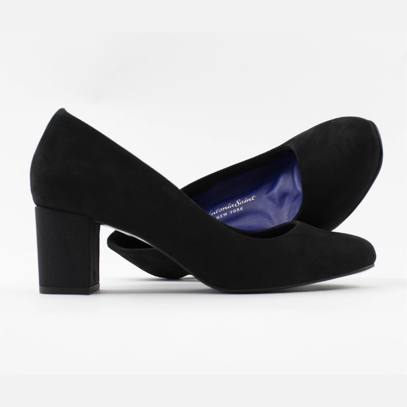 Heels | Dina Round Toe Low Block Heel Court Shoes | Dorothy Perkins